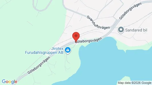 Kontorslokaler att hyra i Borås - kort over placeringen