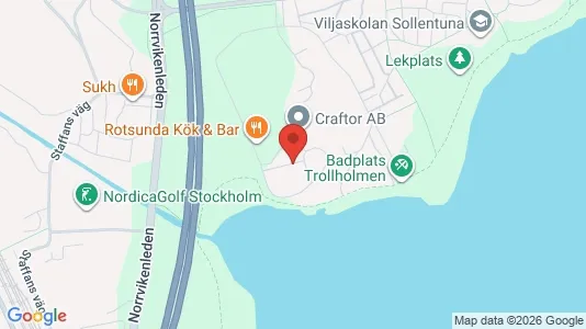 Lagerlokaler att hyra i Sollentuna - Bild från Google Street View