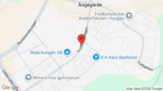 Kontorslokaler att hyra i Kungälv - Bild från Google Street View