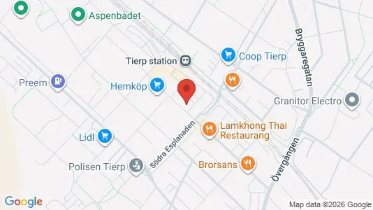 Kontorslokaler att hyra i Tierp - Bild från Google Street View