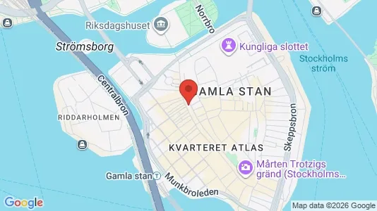 Kontorslokaler att hyra i Stockholm Innerstad - kort over placeringen