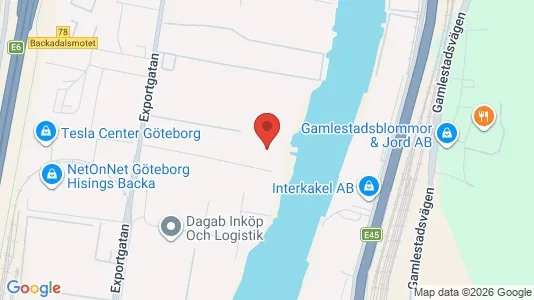 Industrilokaler att hyra i Norra hisingen - Bild från Google Street View