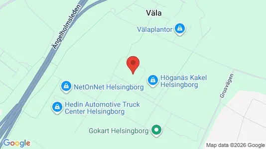 Industrilokaler att hyra i Helsingborg - Bild från Google Street View