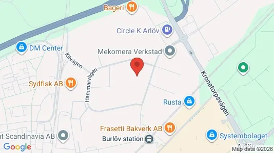 Industrilokaler att hyra i Burlöv - Bild från Google Street View