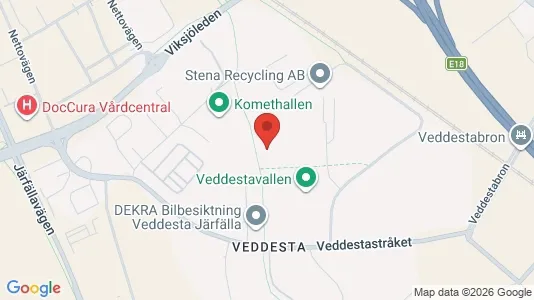Kontorslokaler att hyra i Järfälla - Bild från Google Street View