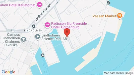 Kontorslokaler att hyra i Lundby - kort over placeringen
