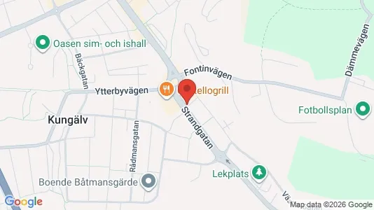 Kontorslokaler att hyra i Kungälv - Bild från Google Street View