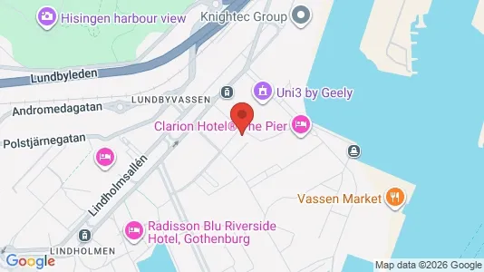 Kontorslokaler att hyra i Lundby - kort over placeringen
