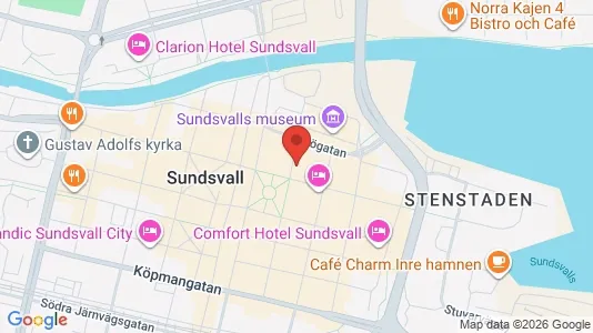 Kontorslokaler att hyra i Sundsvall - Bild från Google Street View