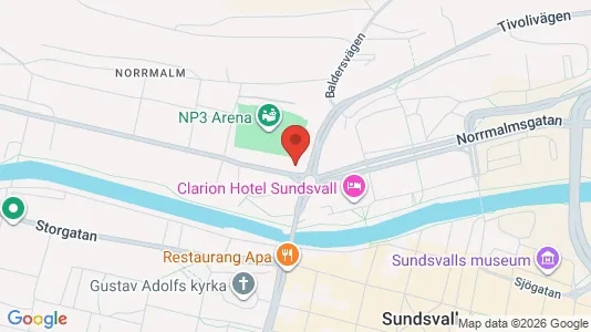 Kontorslokaler att hyra i Sundsvall - Bild från Google Street View