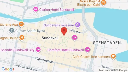Kontorslokaler att hyra i Sundsvall - Bild från Google Street View