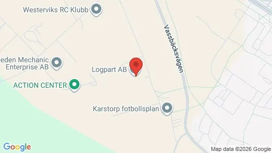 Kontorslokaler att hyra i Västervik - Bild från Google Street View