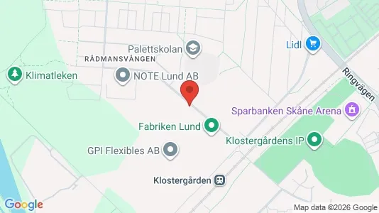 Kontorslokaler att hyra i Lund - Bild från Google Street View