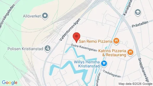 Kontorslokaler att hyra i Kristianstad - Bild från Google Street View
