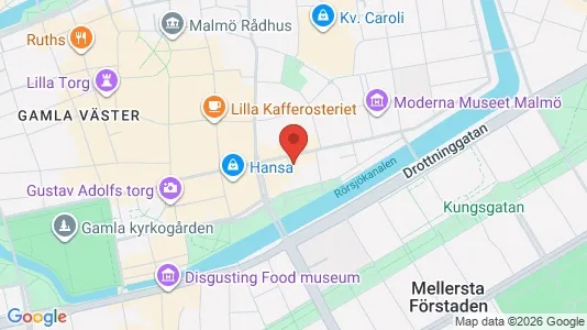 Kontorslokaler att hyra i Malmö Centrum - Bild från Google Street View