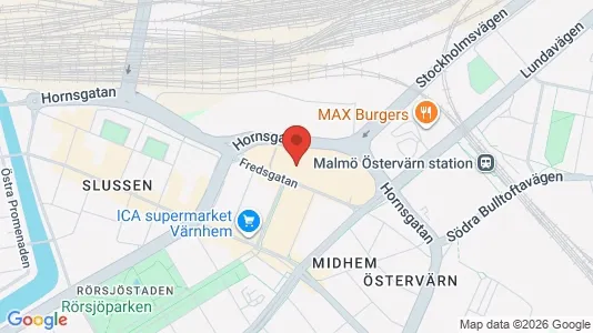 Kontorslokaler att hyra i Malmö Centrum - Bild från Google Street View