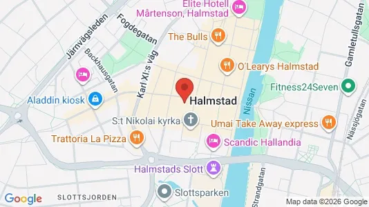 Kontorslokaler att hyra i Halmstad - Bild från Google Street View