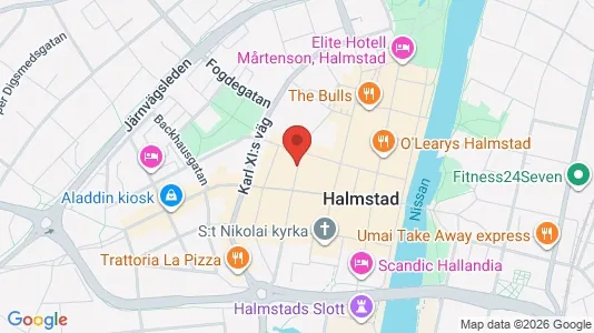 Kontorslokaler att hyra i Halmstad - Bild från Google Street View