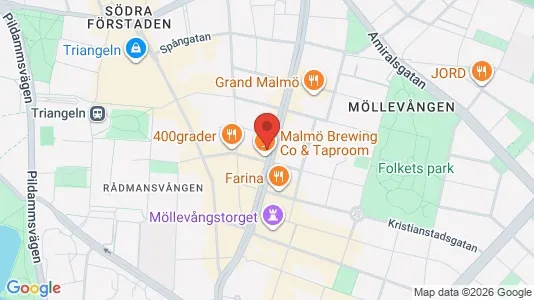 Kontorslokaler att hyra i Malmö Centrum - Bild från Google Street View