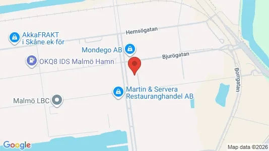 Kontorslokaler att hyra i Malmö Centrum - kort over placeringen