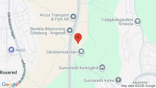 Kontorslokaler att hyra i Angered - Bild från Google Street View