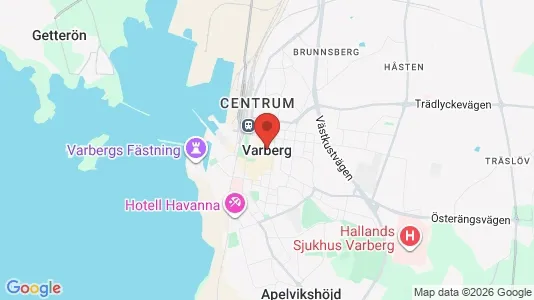 Butikslokaler att hyra i Varberg - Bild från Google Street View