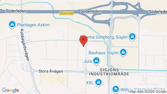 Kontorslokaler att hyra i Askim-Frölunda-Högsbo - kort over placeringen