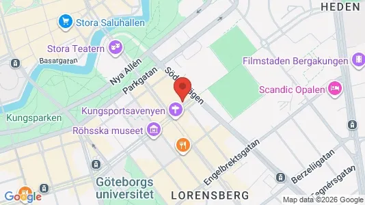 Kontorslokaler att hyra i Göteborg Centrum - Bild från Google Street View