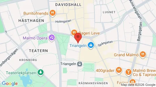 Kontorslokaler att hyra i Malmö Centrum - Bild från Google Street View