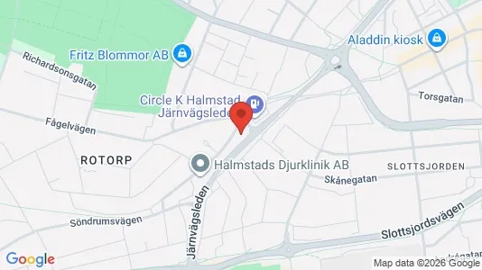 Kontorslokaler att hyra i Halmstad - Bild från Google Street View