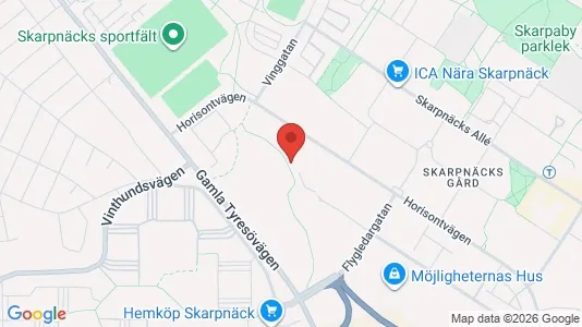Kontorslokaler att hyra i Söderort - kort over placeringen