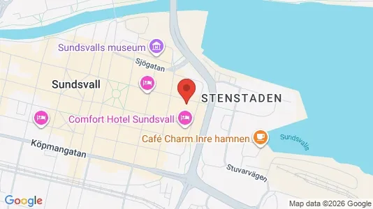 Kontorslokaler att hyra i Sundsvall - Bild från Google Street View