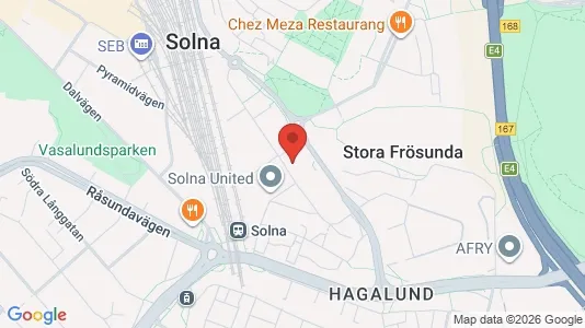 Kontorslokaler att hyra i Solna - Bild från Google Street View
