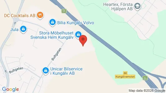 Kontorslokaler att hyra i Kungälv - Bild från Google Street View