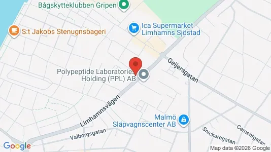 Kontorslokaler att hyra i Limhamn/Bunkeflo - Bild från Google Street View