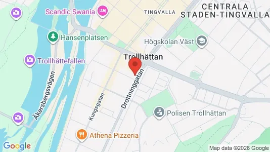 Kontorslokaler att hyra i Trollhättan - Bild från Google Street View
