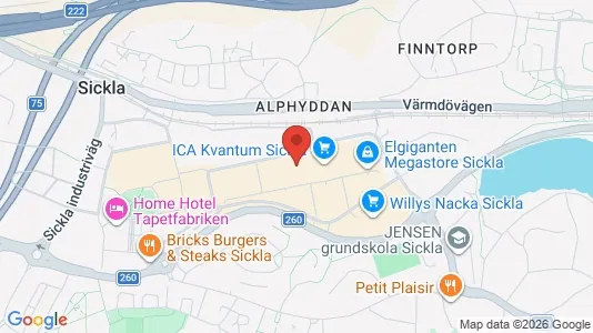 Kontorslokaler att hyra i Nacka - Bild från Google Street View