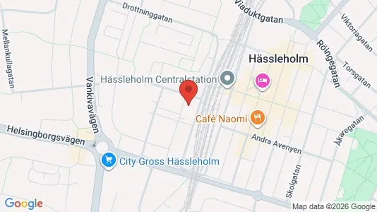 Kontorslokaler att hyra i Hässleholm - Bild från Google Street View