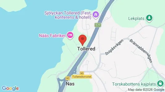 Kontorslokaler att hyra i Lerum - Bild från Google Street View