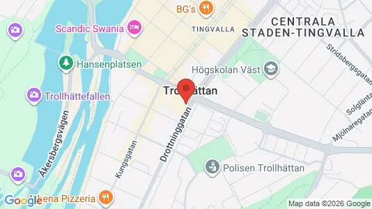 Kontorslokaler att hyra i Trollhättan - Bild från Google Street View