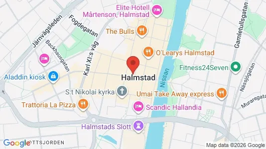 Kontorslokaler att hyra i Halmstad - Bild från Google Street View