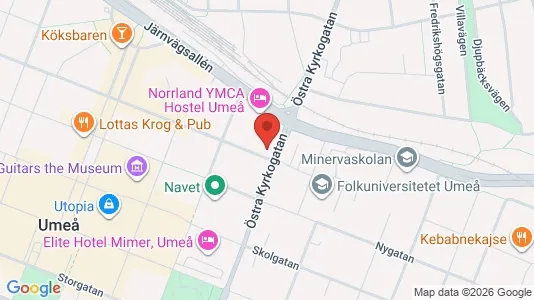Kontorslokaler att hyra i Umeå - Bild från Google Street View