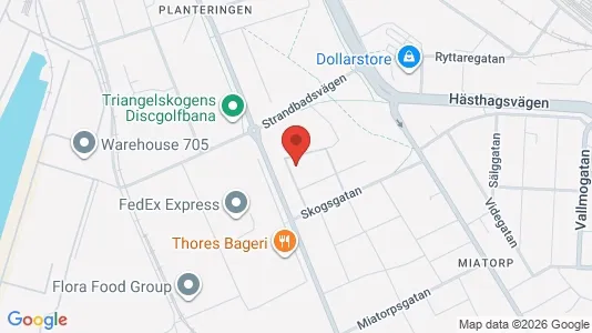 Kontorslokaler att hyra i Helsingborg - Bild från Google Street View