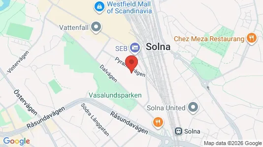 Kontorslokaler att hyra i Solna - Bild från Google Street View
