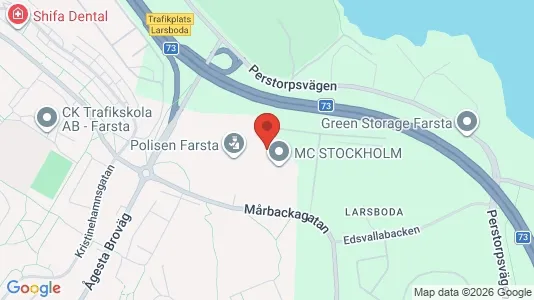 Kontorslokaler att hyra i Söderort - kort over placeringen