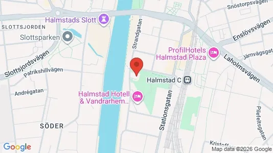 Kontorslokaler att hyra i Halmstad - Bild från Google Street View