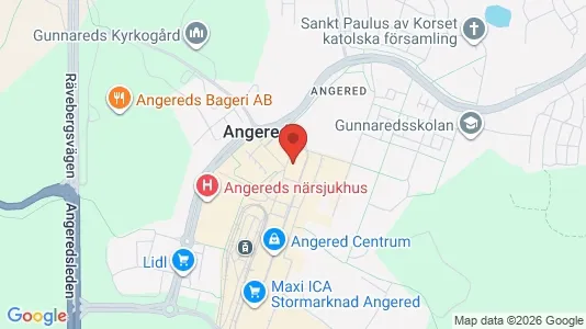 Kontorslokaler att hyra i Angered - Bild från Google Street View