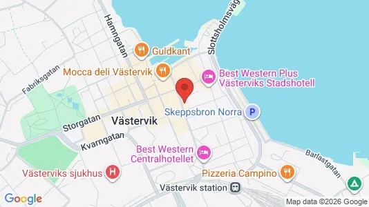 Kontorslokaler att hyra i Västervik - Bild från Google Street View