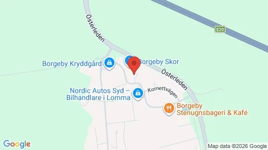 Kontorslokaler att hyra i Lomma - kort over placeringen