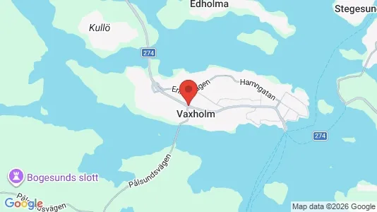 Kontorslokaler att hyra i Vaxholm - kort over placeringen